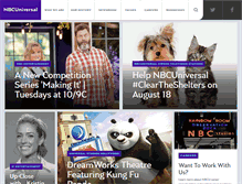 Tablet Screenshot of nbcuniversal.com